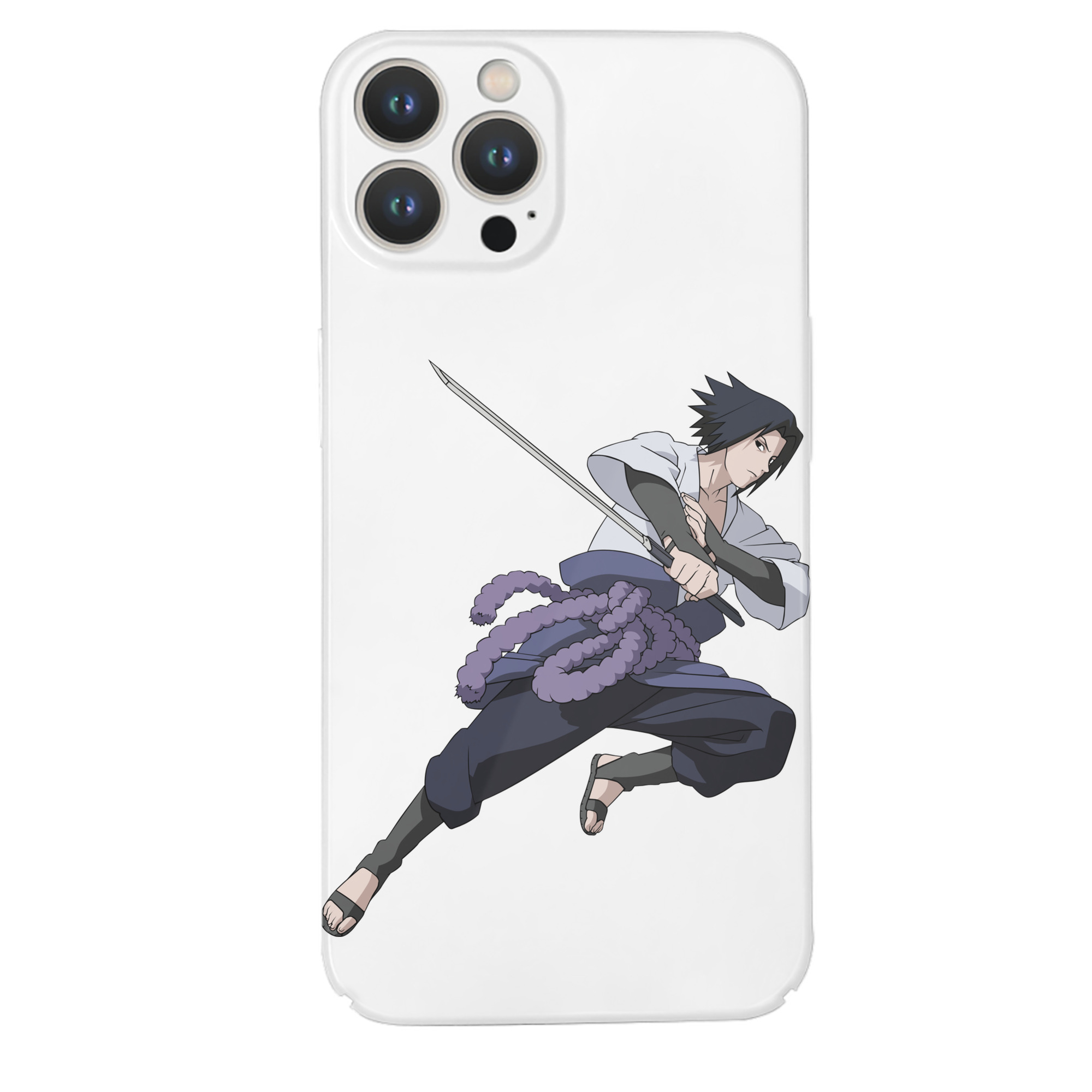 （画像用） NARUTO -ナルト- うちは サスケ Uchiha Sasuke 【iPhone 14シリーズ対応】ハードケース